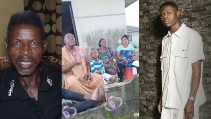Mohbads-father-wanted-to-bury-him-at-midnight-of-the-same-day-he-died-Baale-of-Ikorodu-spills-Video